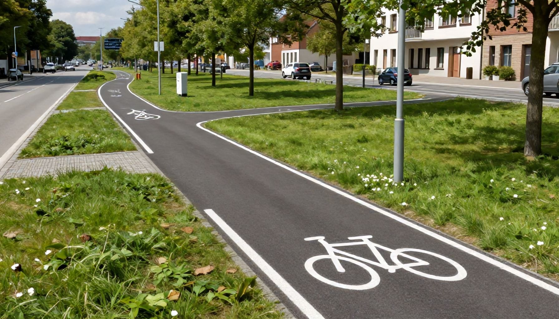 Planung und Gestaltung der neuen Radwege