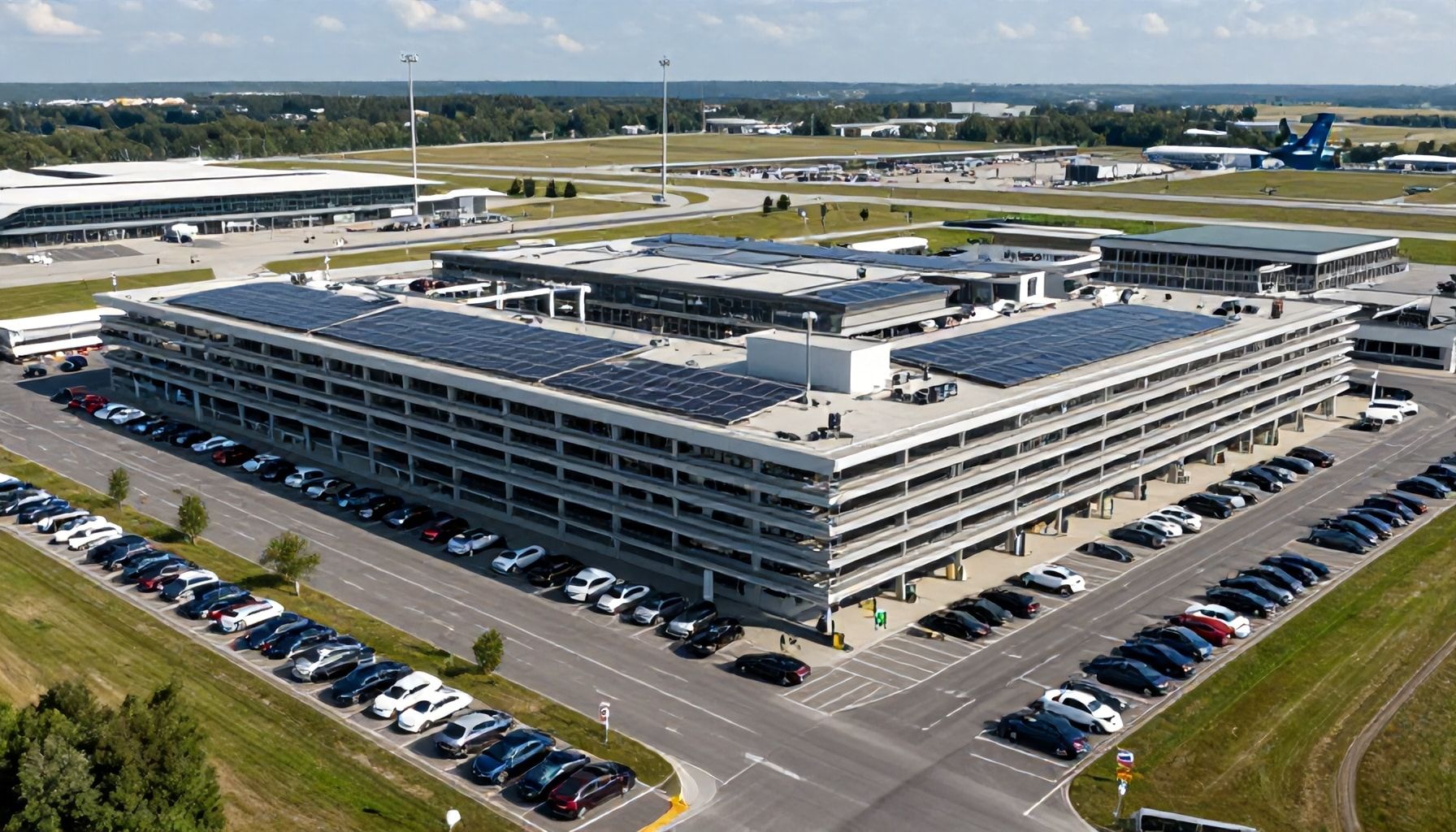 Planungen für neues Parkhaus am Flughafen München