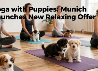 Yoga mit Welpen: München startet neues entspanntes Angebot