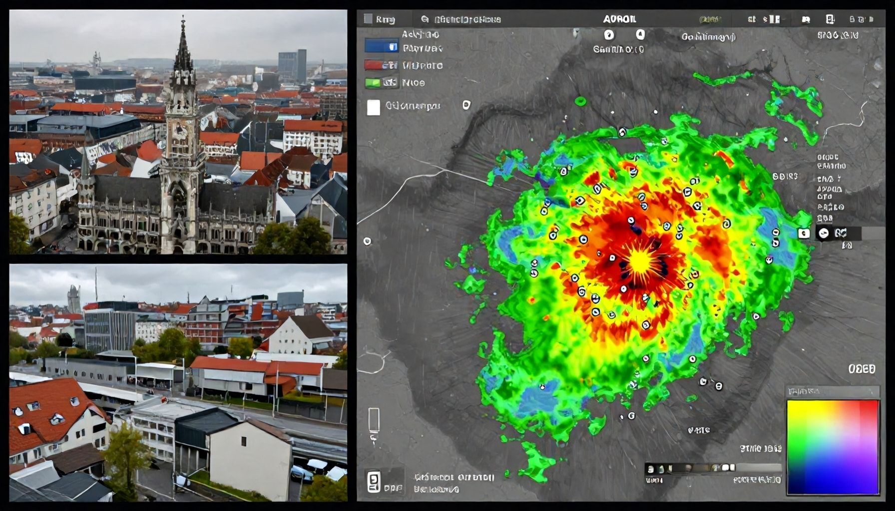Rekordverdächtige Niederschlagsmengen