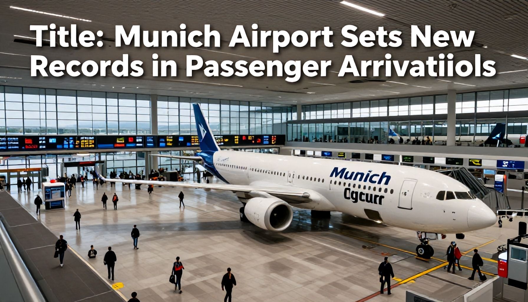 Rekordzahlen am Münchner Flughafen