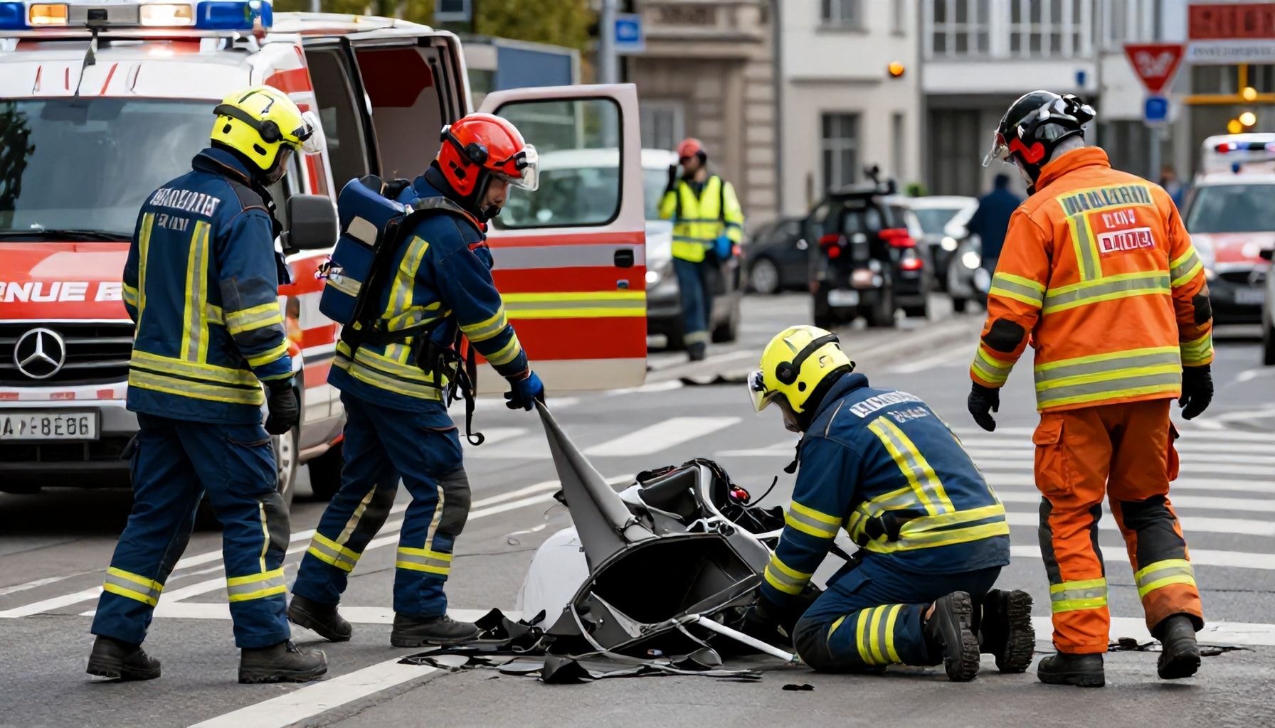 Rettungskräfte im Einsatz: Wie die Hilfe organisiert wurde