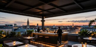 Neue Dachbar mit 360-Grad-Blick über München eröffnet