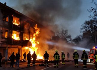 Großbrand in Rosenheimer Platz München fordert 12 Verletzte
