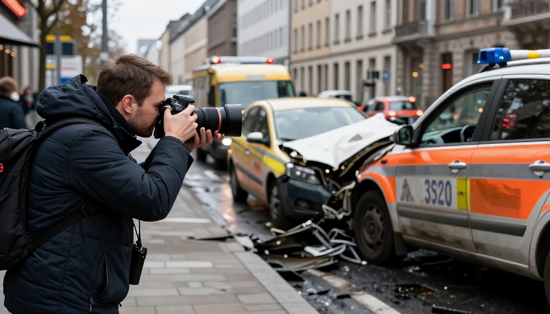 Schwerer Unfall in Münchner Innenstadt