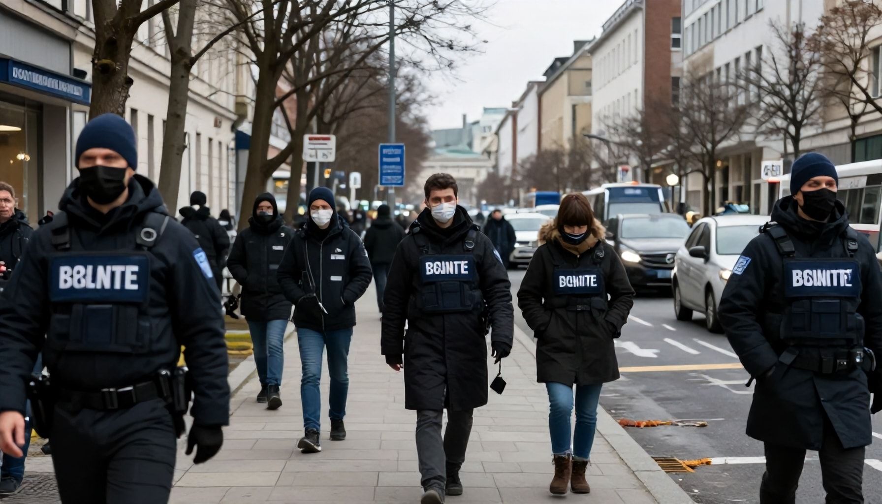 Sicherheitsmaßnahmen in der Stadt