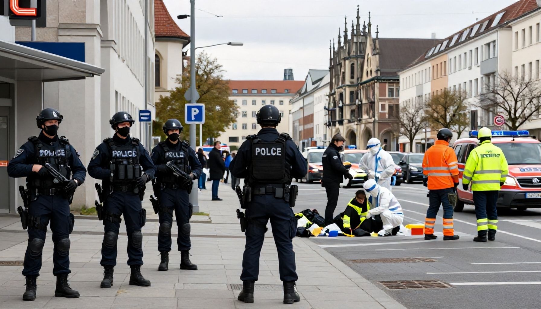 Sicherheitsmaßnahmen und polizeiliche Ermittlungen