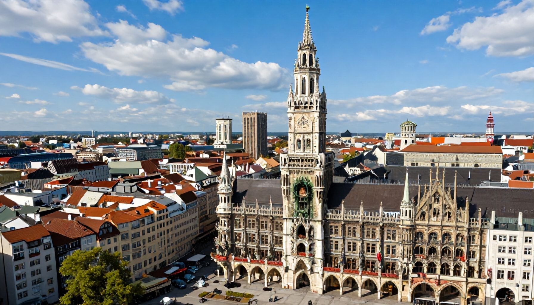 Sonnige Aussichten für die Stadt