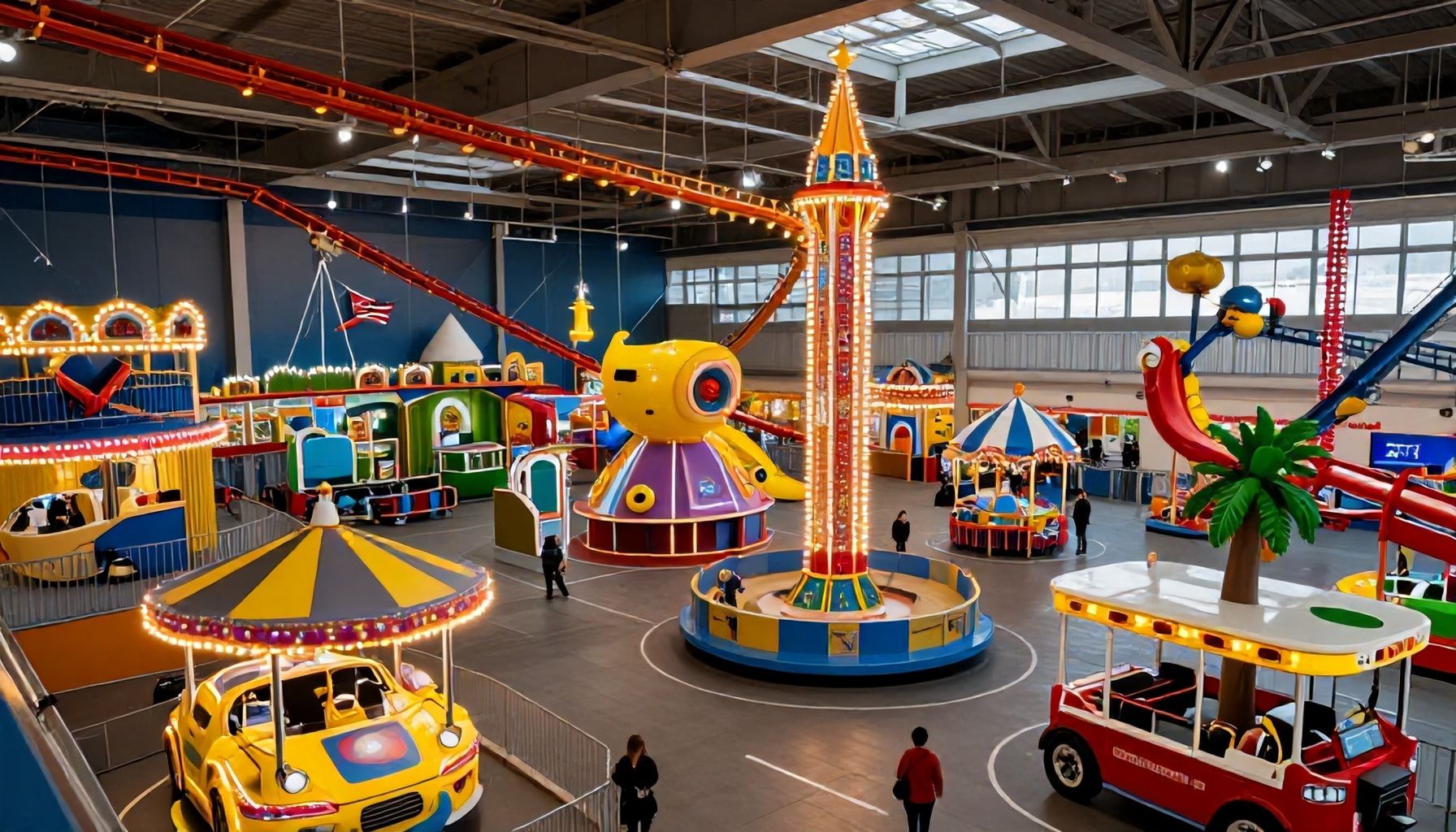 Spaß und Action in Freizeitparks