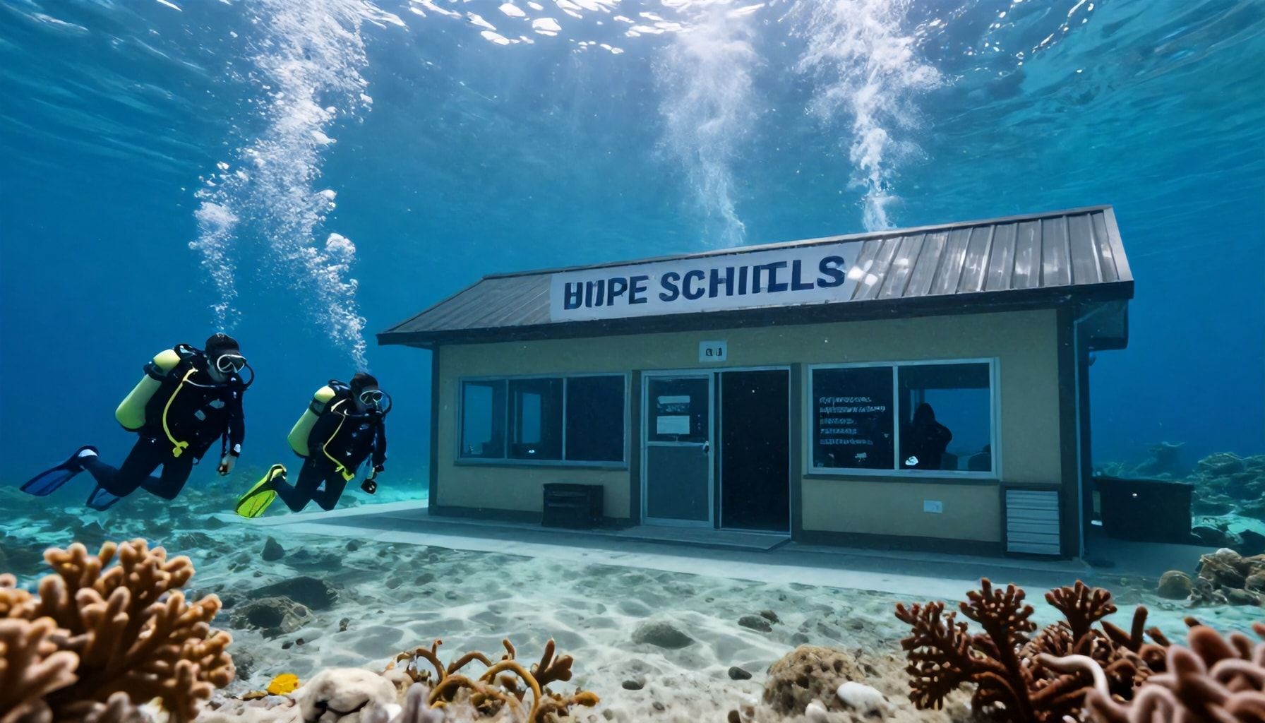 Tauchschulen: Lage und Ausstattung