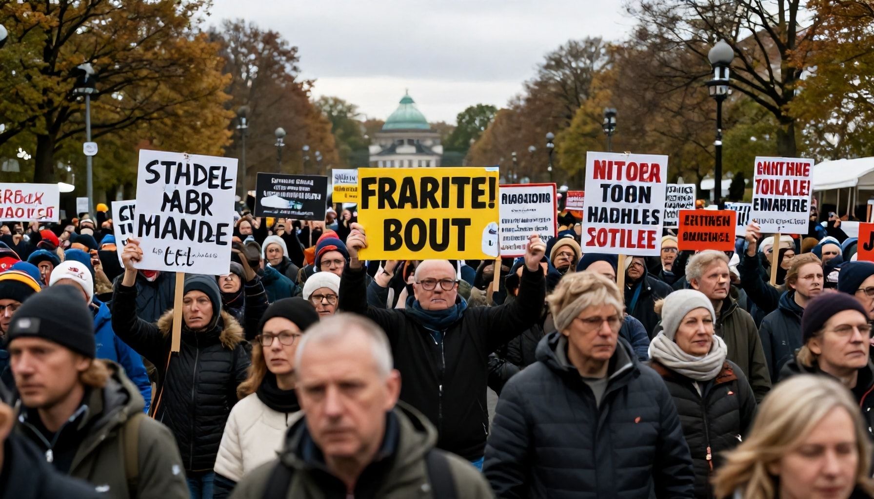 Tausende fordern Gerechtigkeit und Veränderung