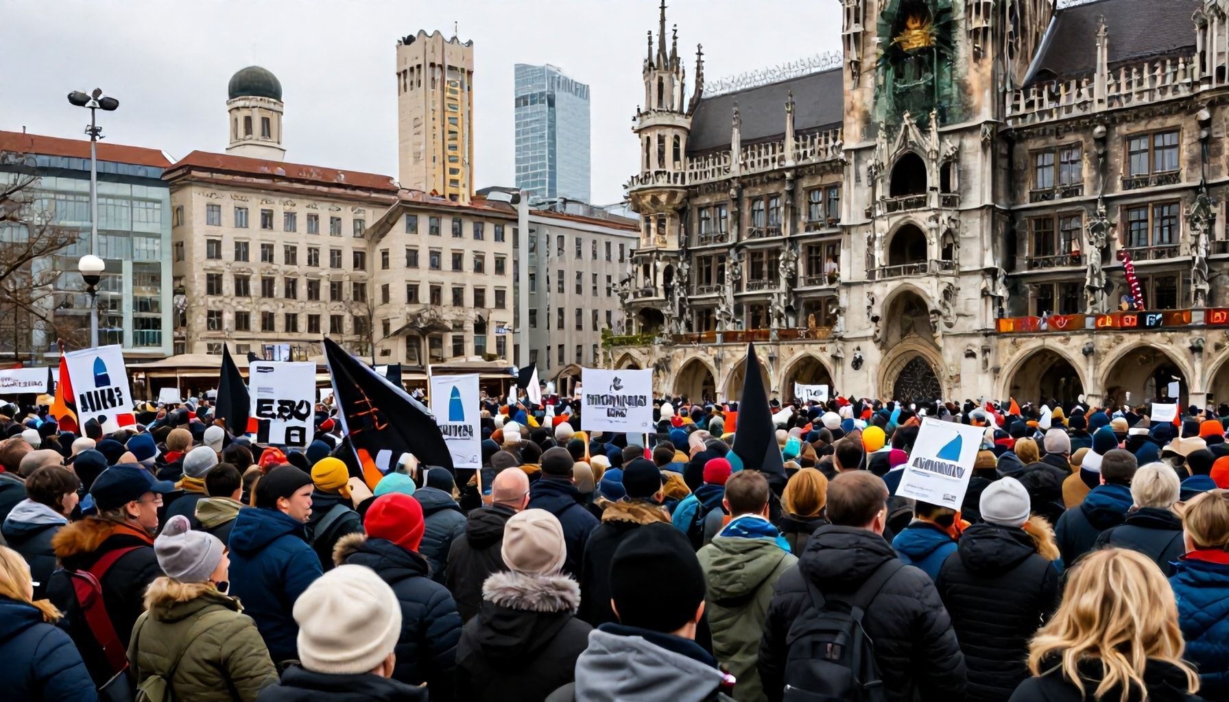 Tausende versammeln sich am Königsplatz