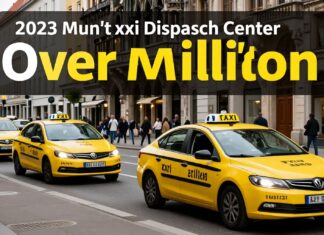 Münchens Taxizentrale verzeichnet 2023 über 1 Million Fahrten