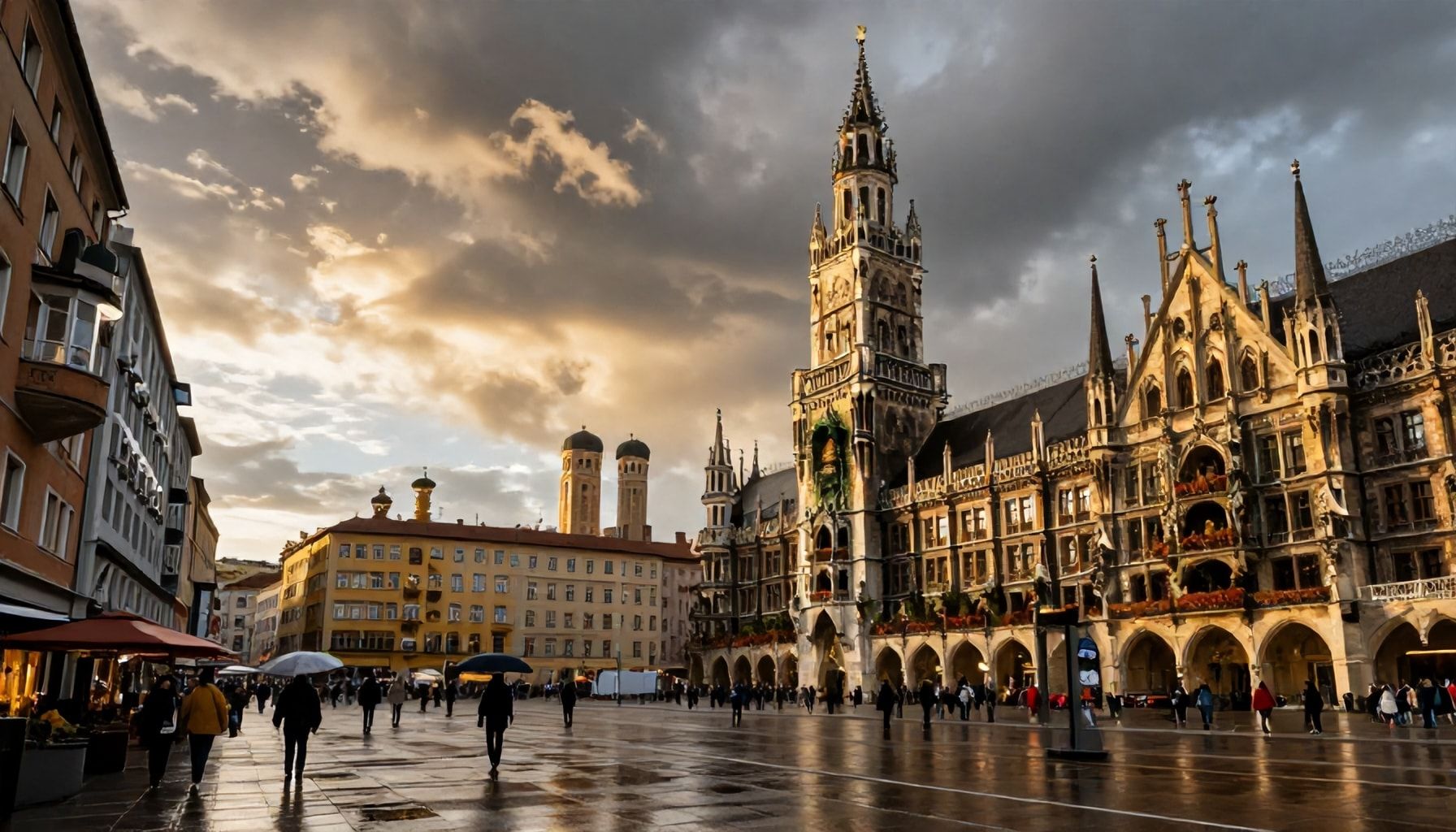 Temperaturen und Niederschlag heute