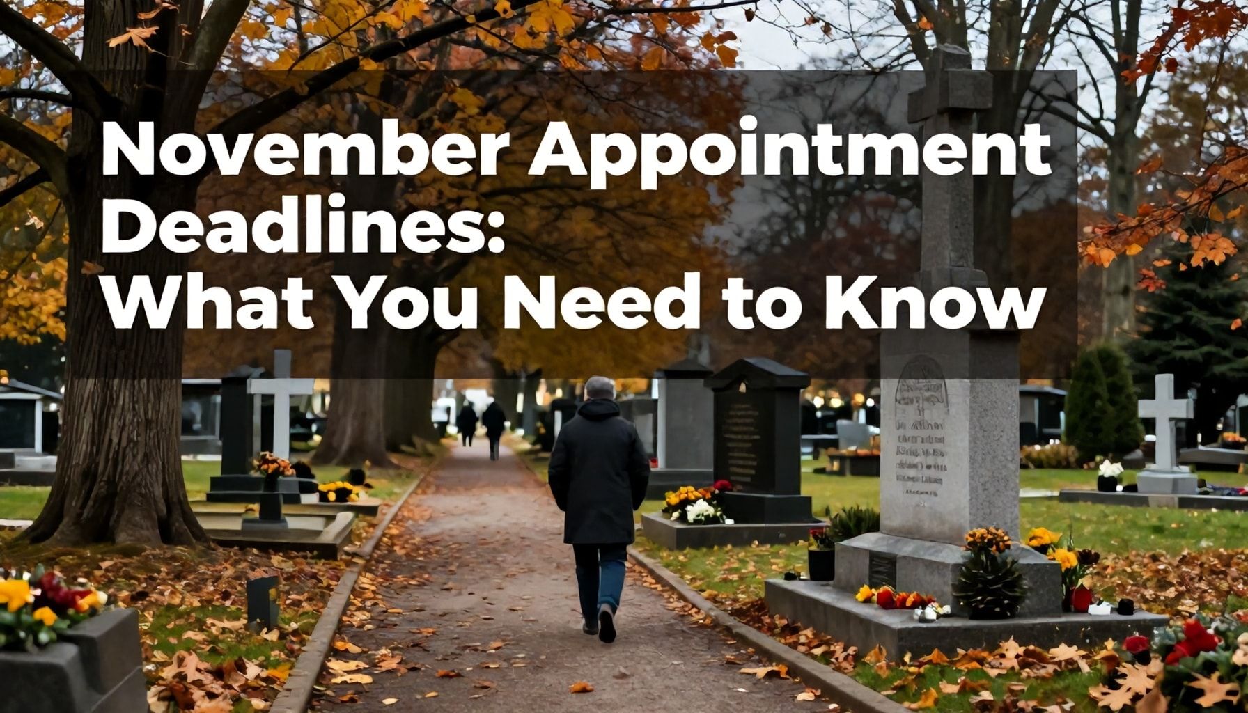 Termine für November: Was Sie wissen müssen