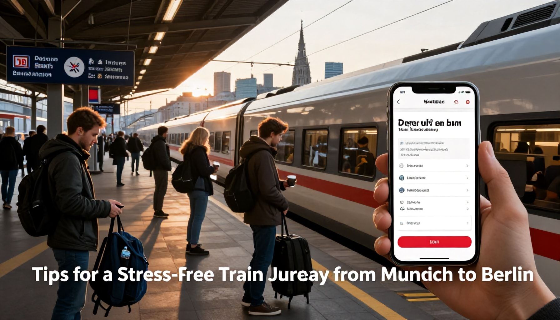 Tipps für eine stressfreie Zugfahrt