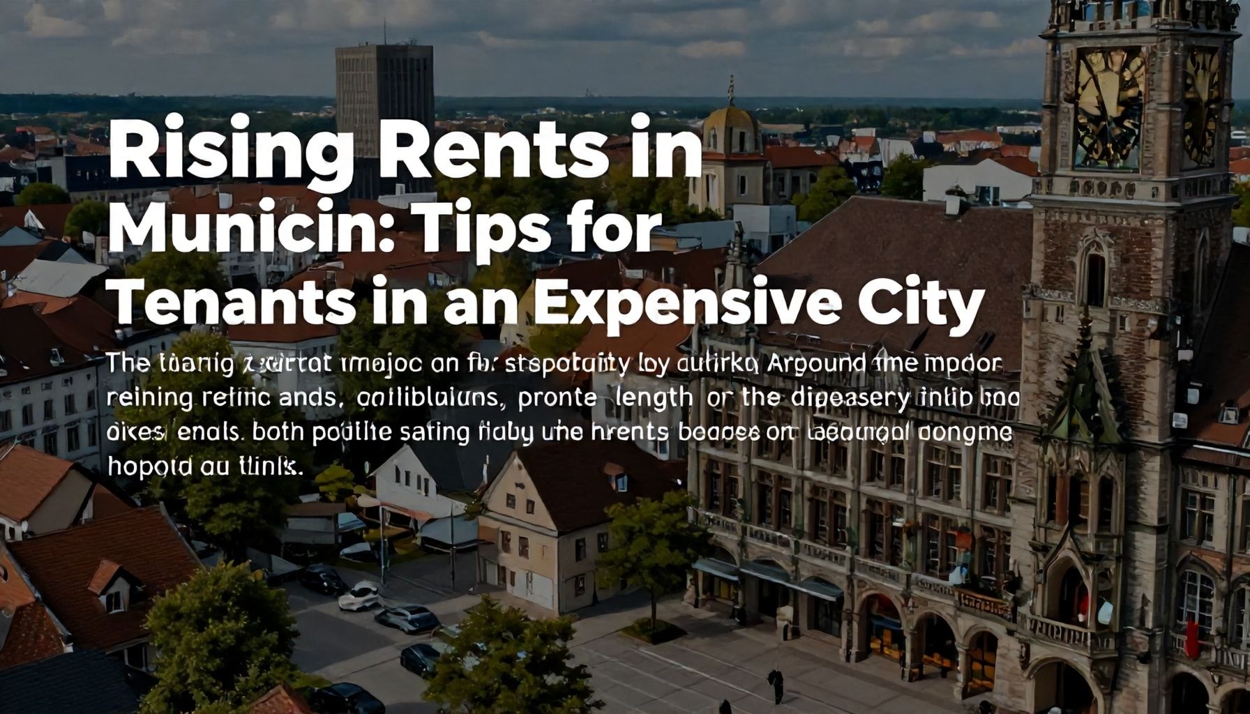 Tipps für Mieter in der teuren Stadt