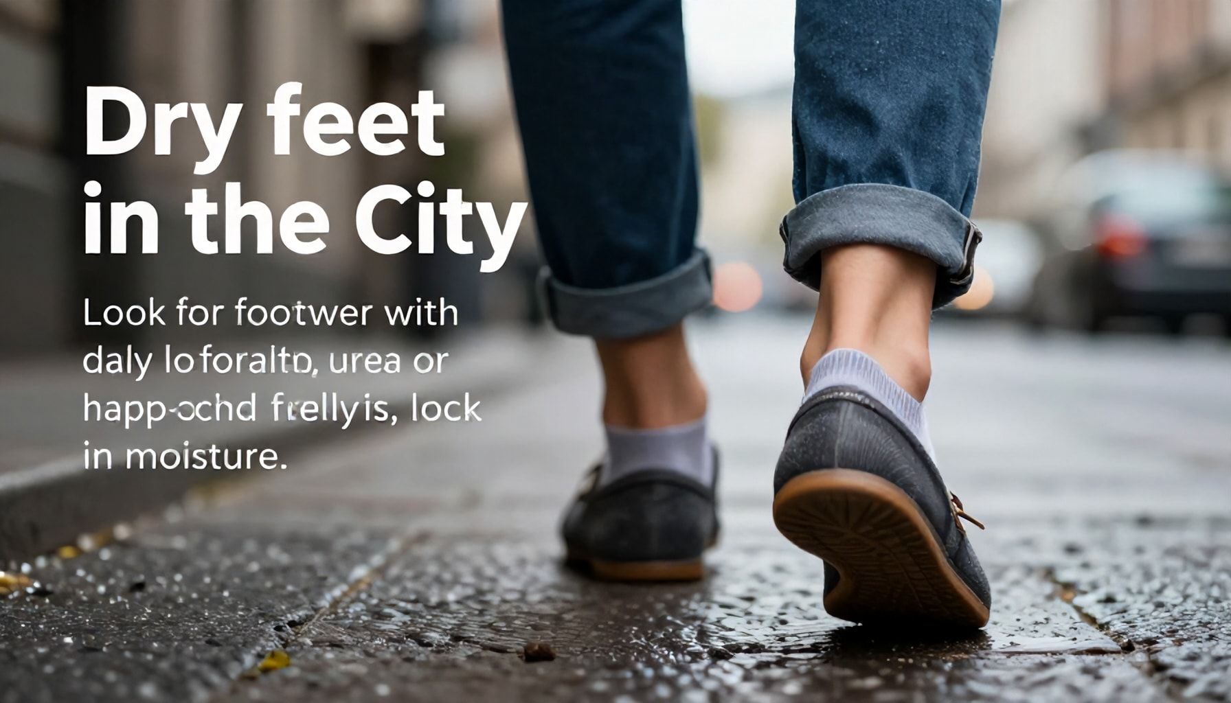 Tipps für trockene Füße in der Stadt