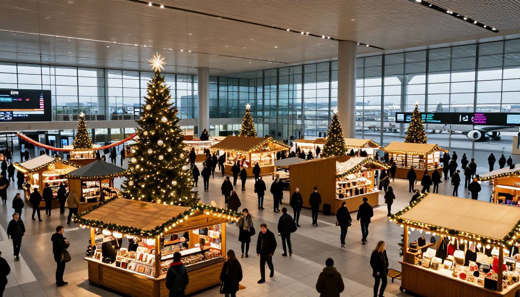 Tradition trifft auf Moderne am Flughafen