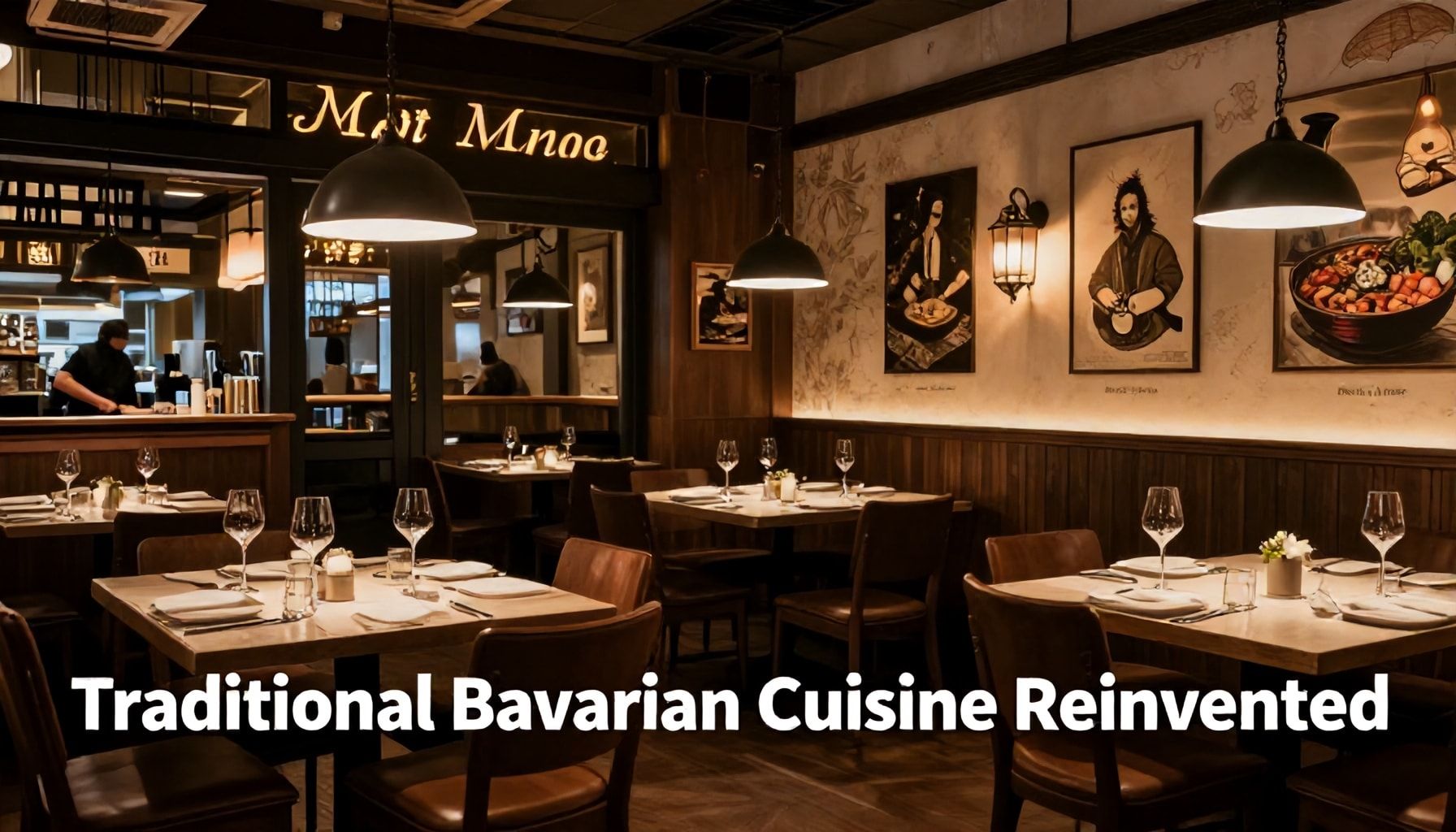 Traditionelle bayerische Küche neu interpretiert