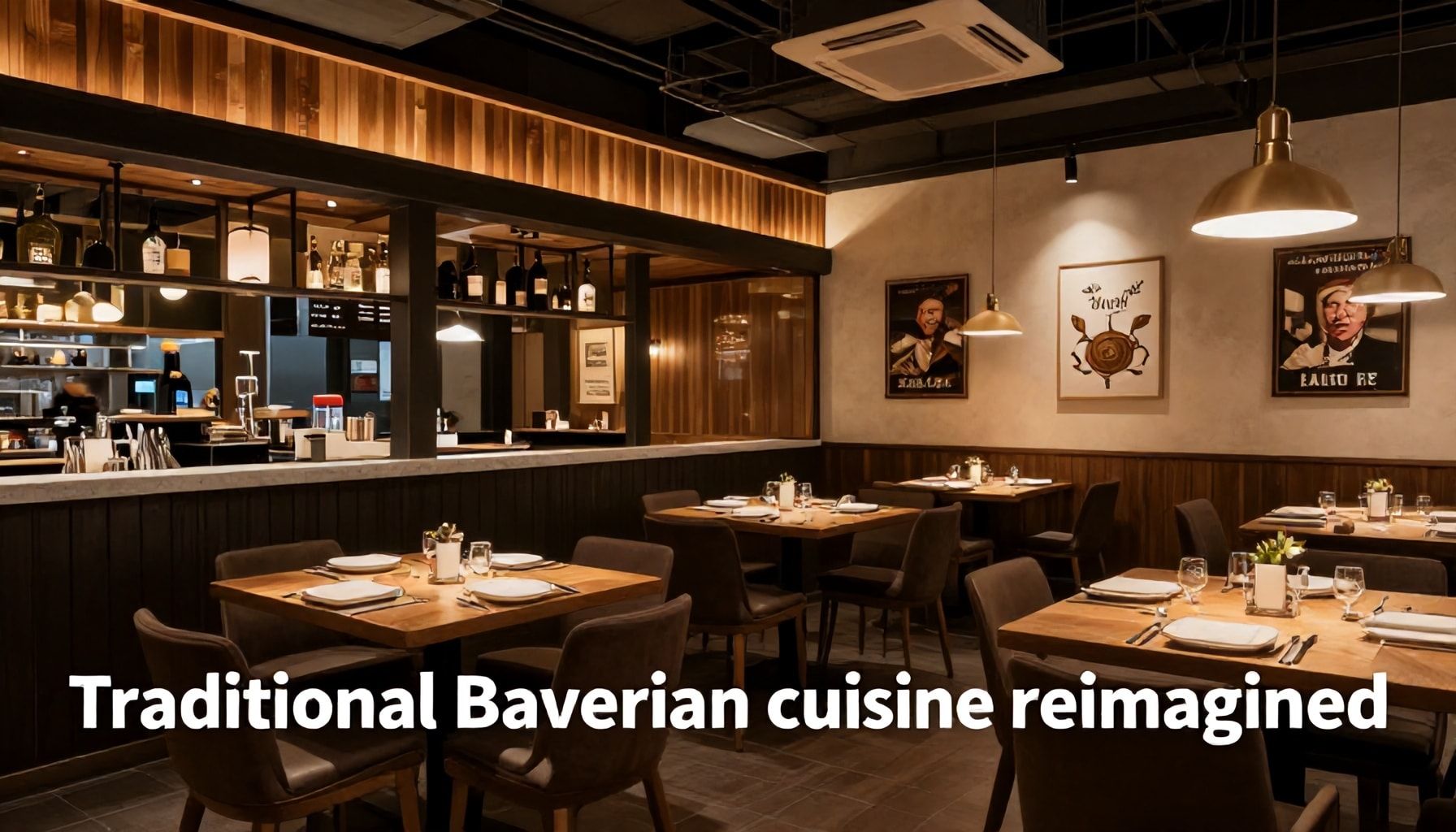 Traditionelle bayerische Küche neu interpretiert