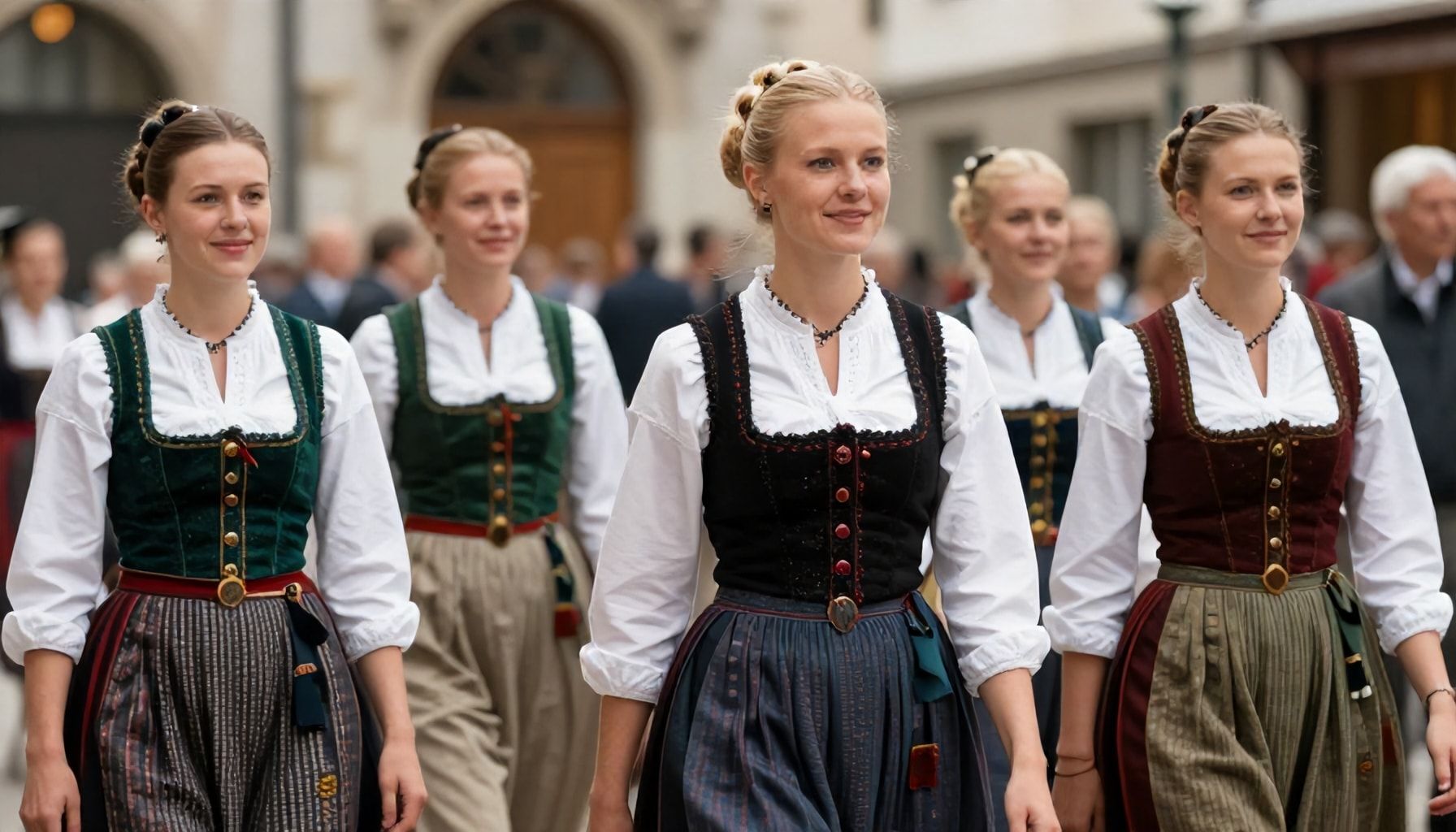 Traditionelle Damenmode in München