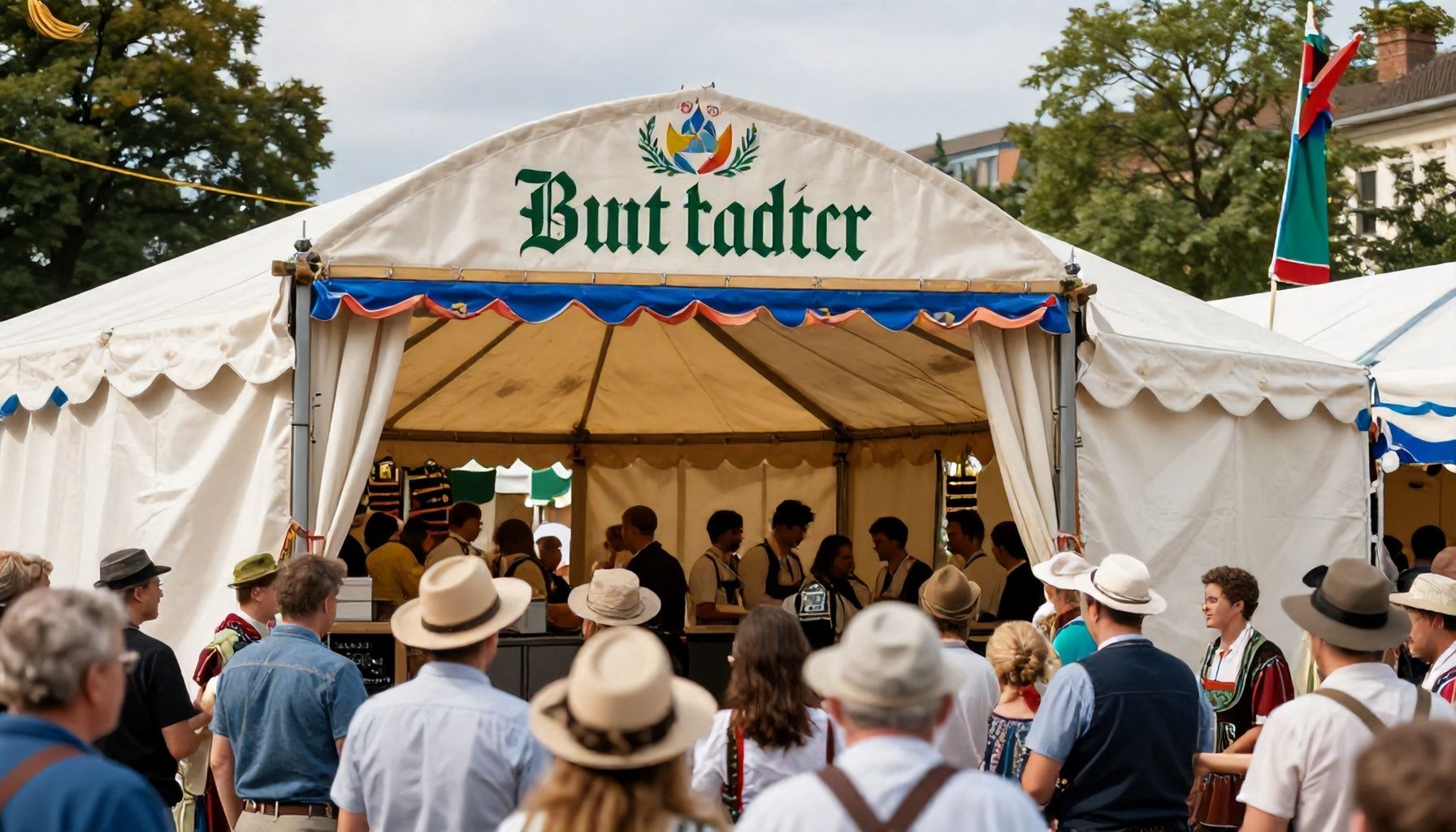 Traditionelle Festzelte öffnen ihre Tore