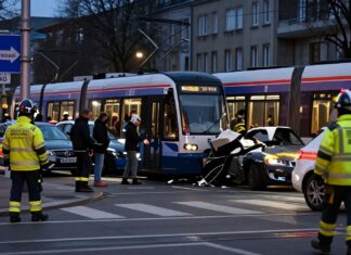 Zwei Tote bei schwerem Tramunfall in München