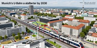 Münchens U-Bahn-Netz soll bis 2030 um 20 Kilometer erweitert werden