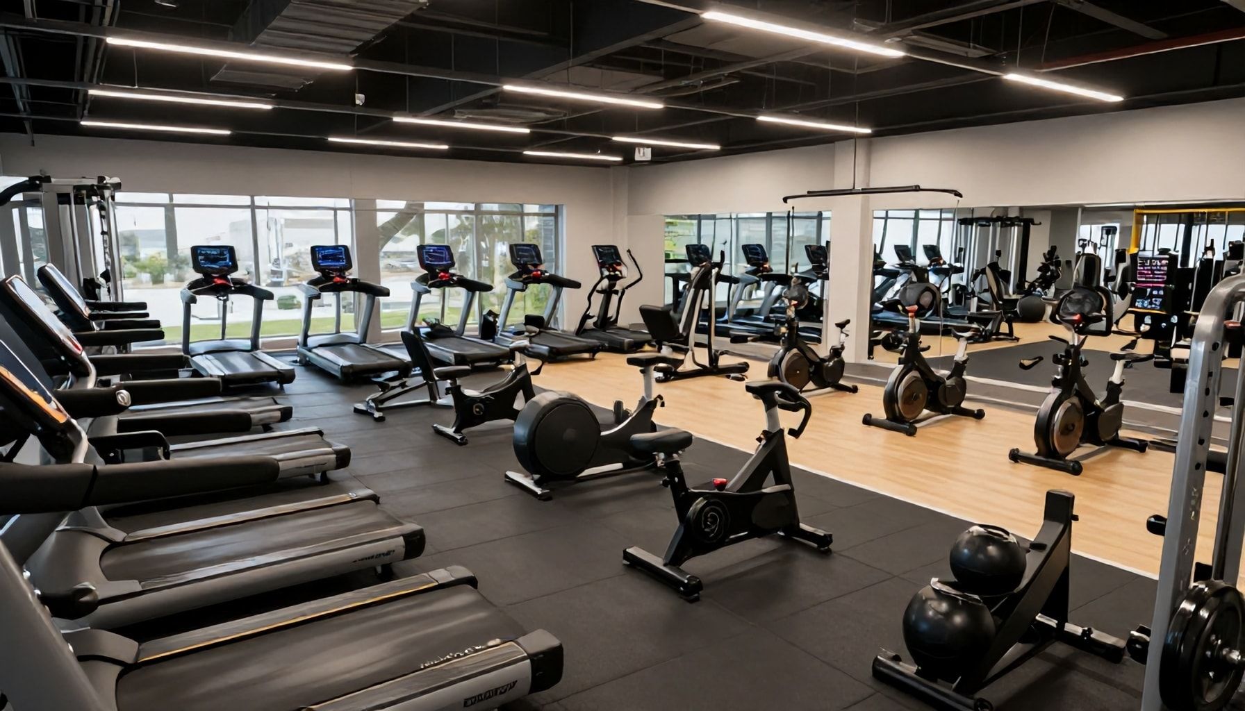 Umfangreiche Ausstattung für intensives Training