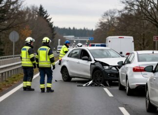 Schwerer Unfall auf A8 Richtung München: Drei Verletzte