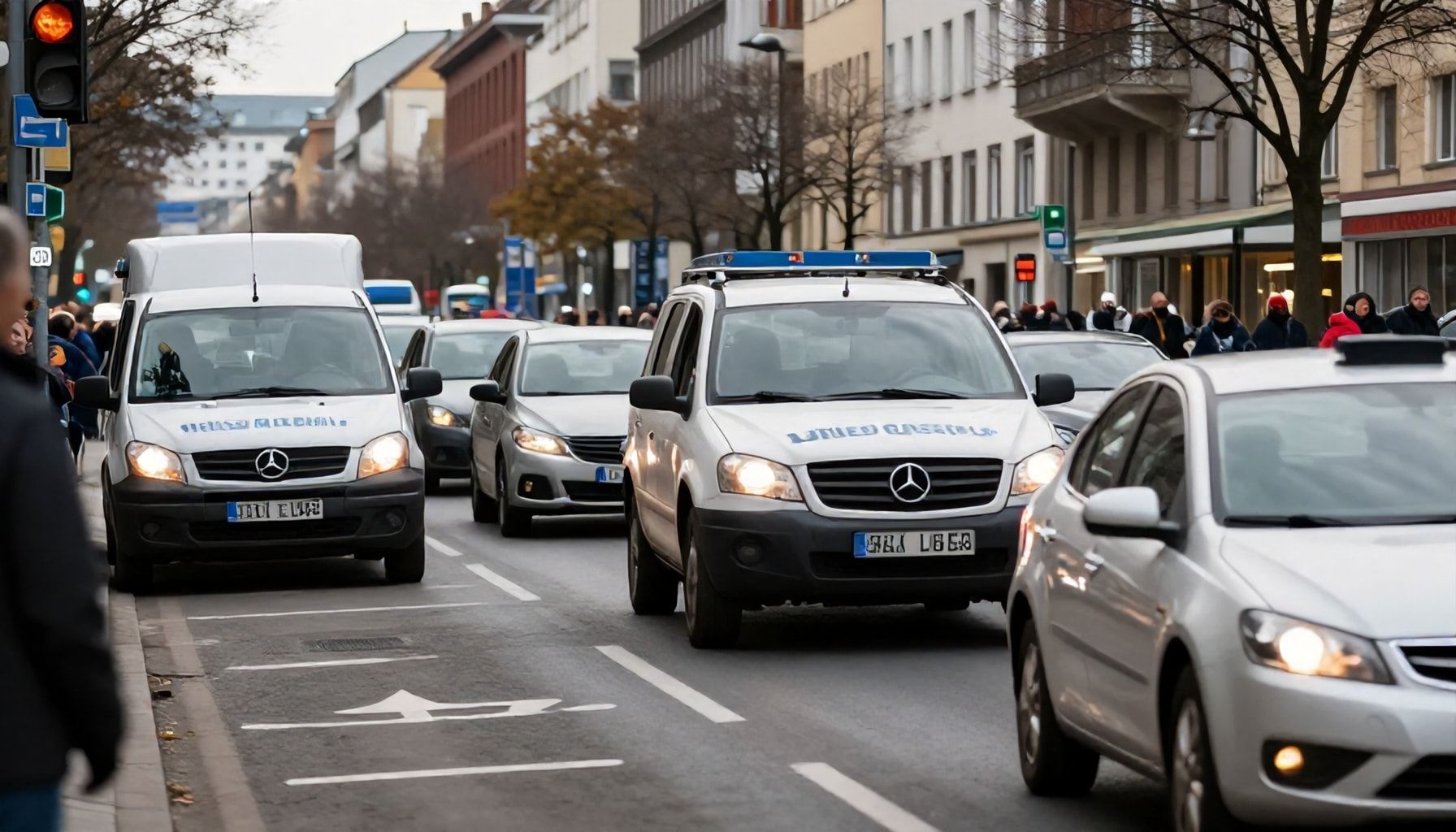 Verkehrsbehinderungen und alternative Routen