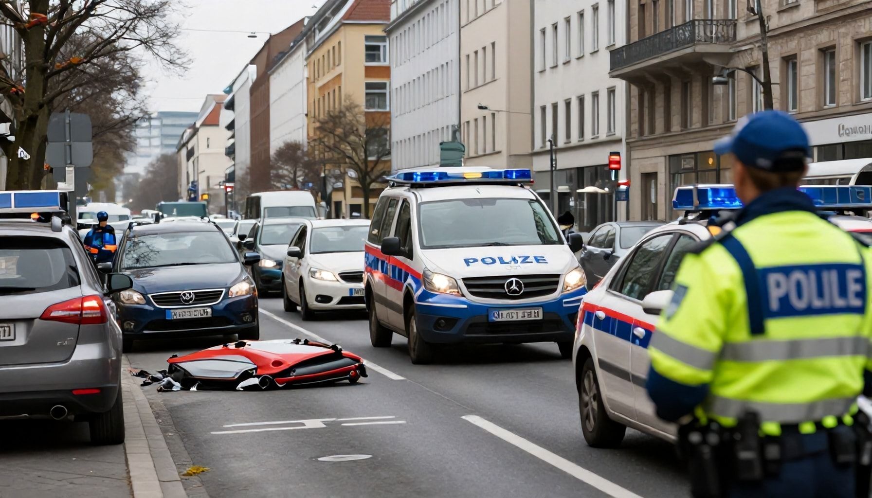 Verkehrsbehinderungen und Sperrungen im Stadtzentrum