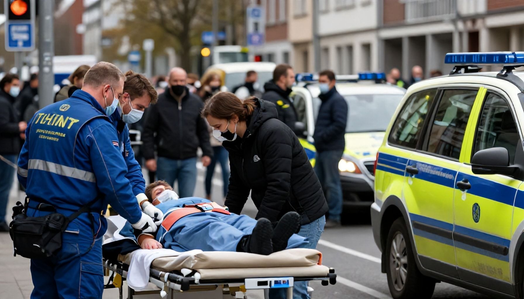 Verletzte in Krankenhäusern versorgt