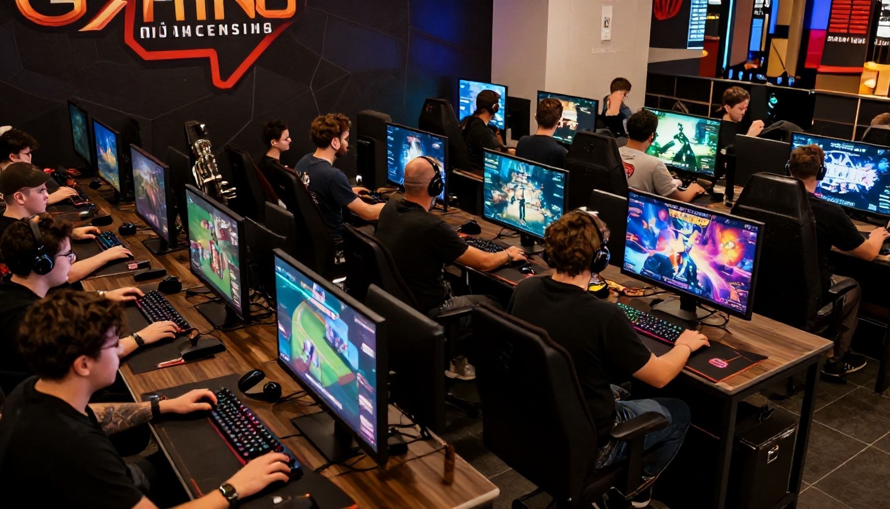 Vielfalt an Spielen vor Ort