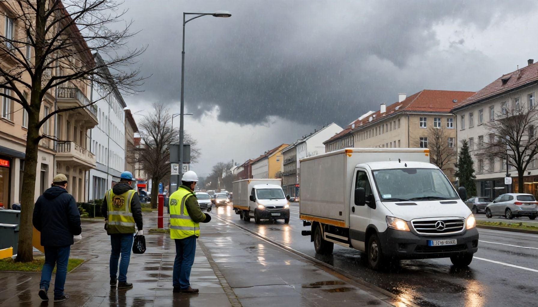 Vorbereitung auf das Unwetter