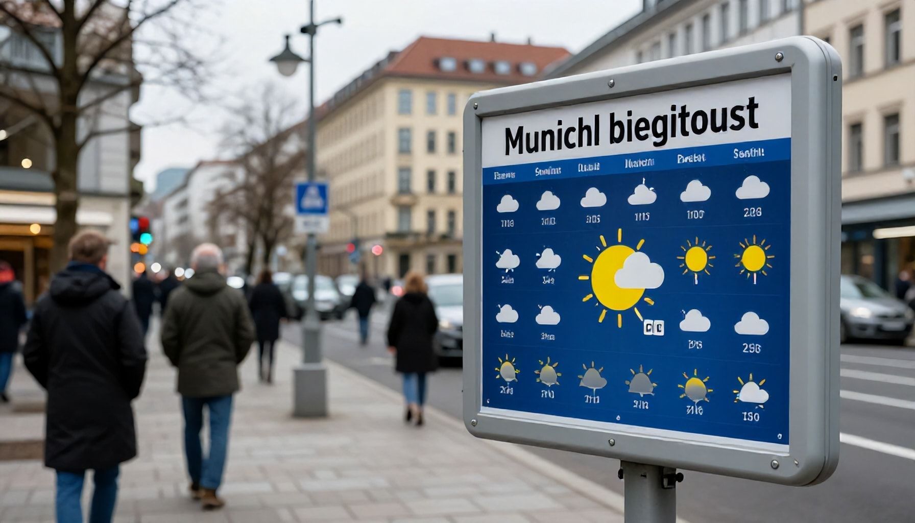 Vorbereitung auf unbeständiges Wetter in der Stadt