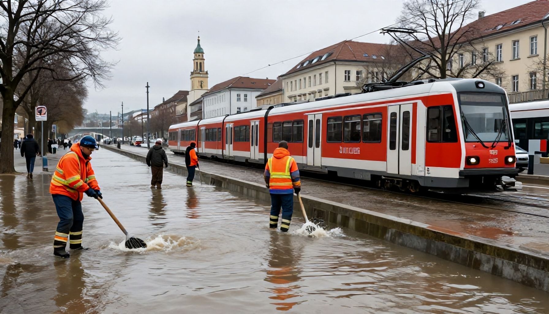 Vorbereitung der Stadt auf extreme Wetterlagen