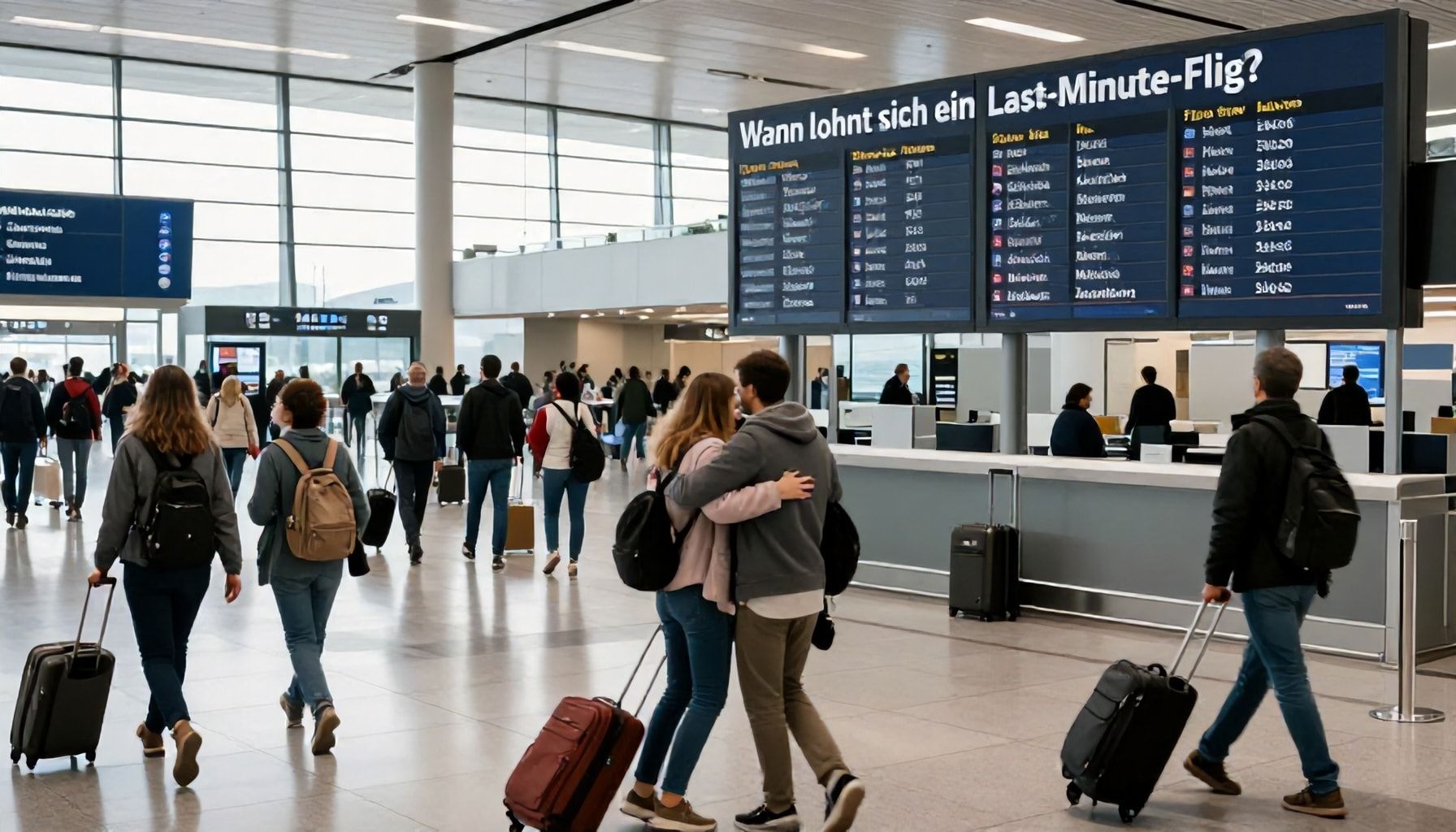 Wann lohnt sich ein Last-Minute-Flug?