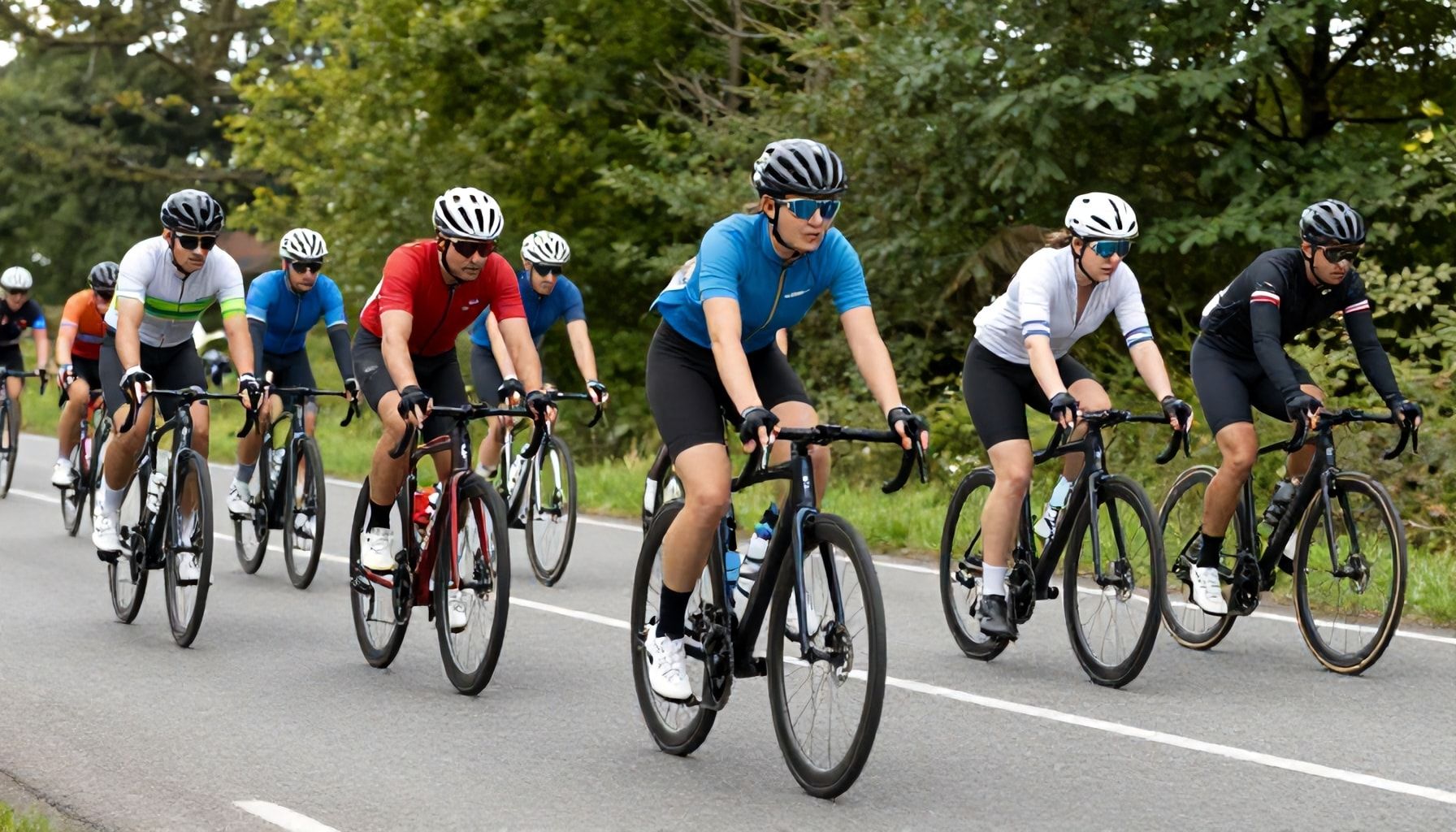 Warum Radfahren in Gruppen effektiver ist als alleine