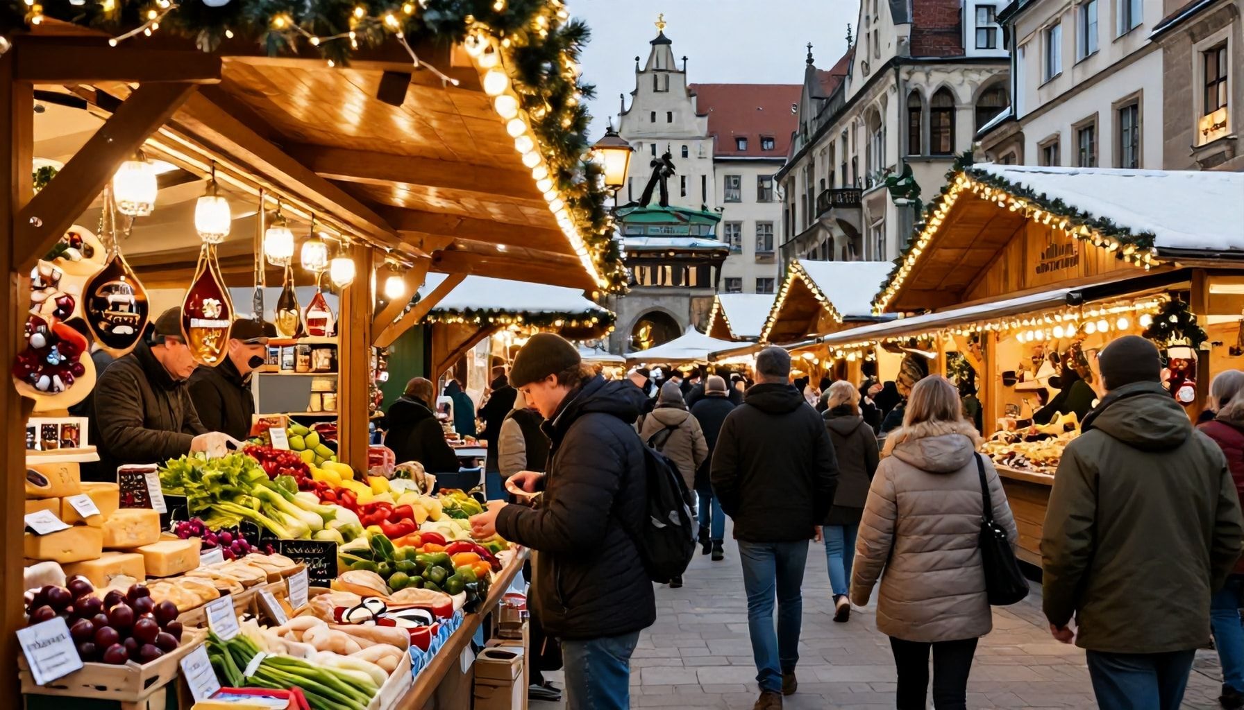 Was Besucher am Münchner Markt erwartet