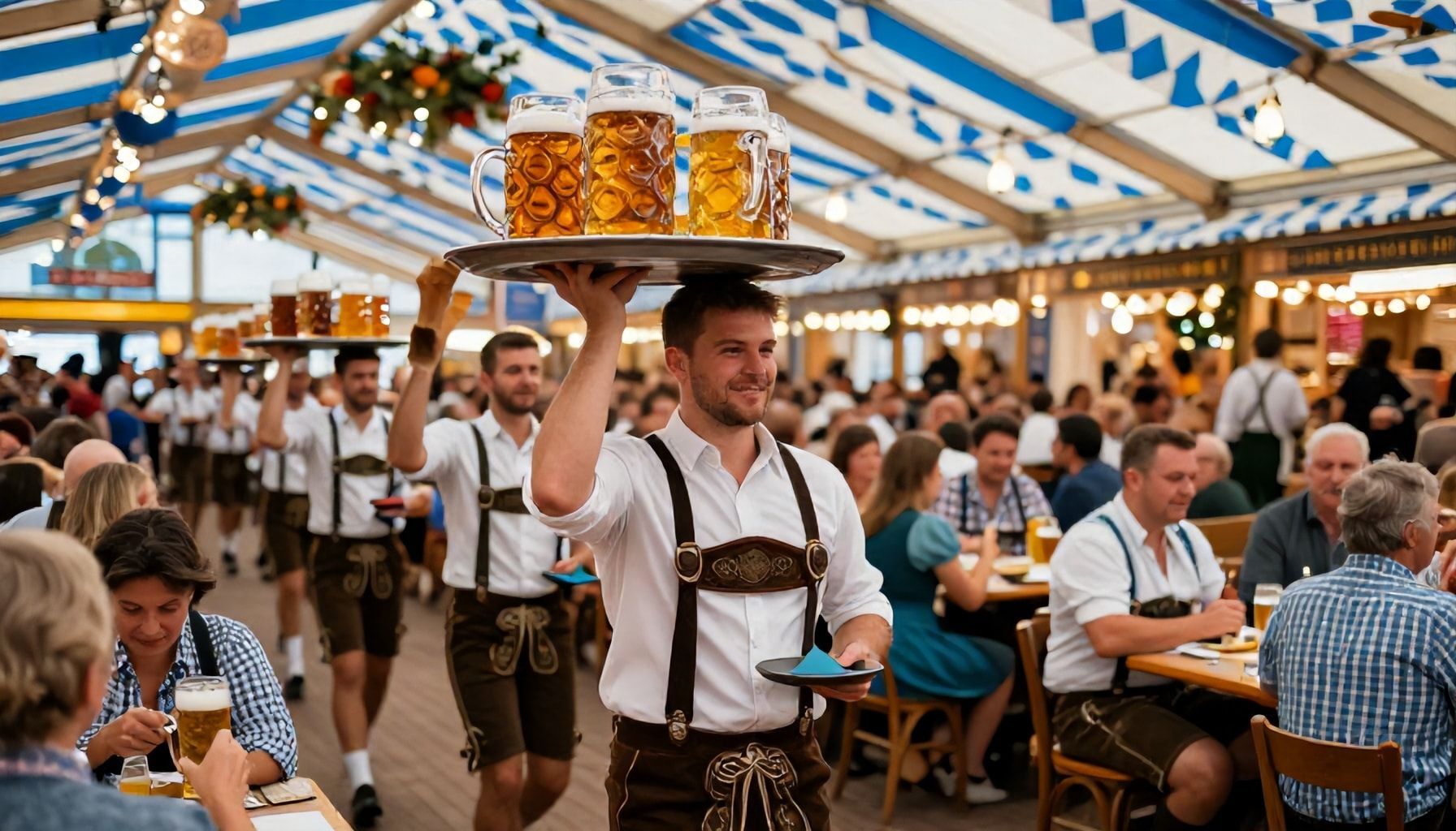 Was macht einen guten Oktoberfest-Kellner aus?