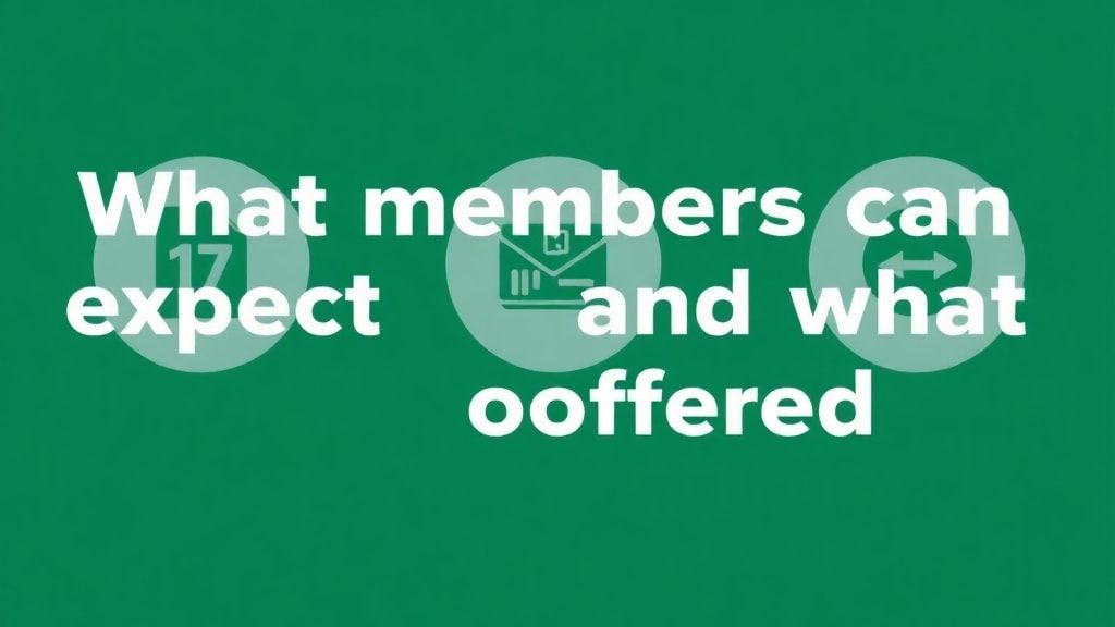 Was Mitglieder erwartet und bietet