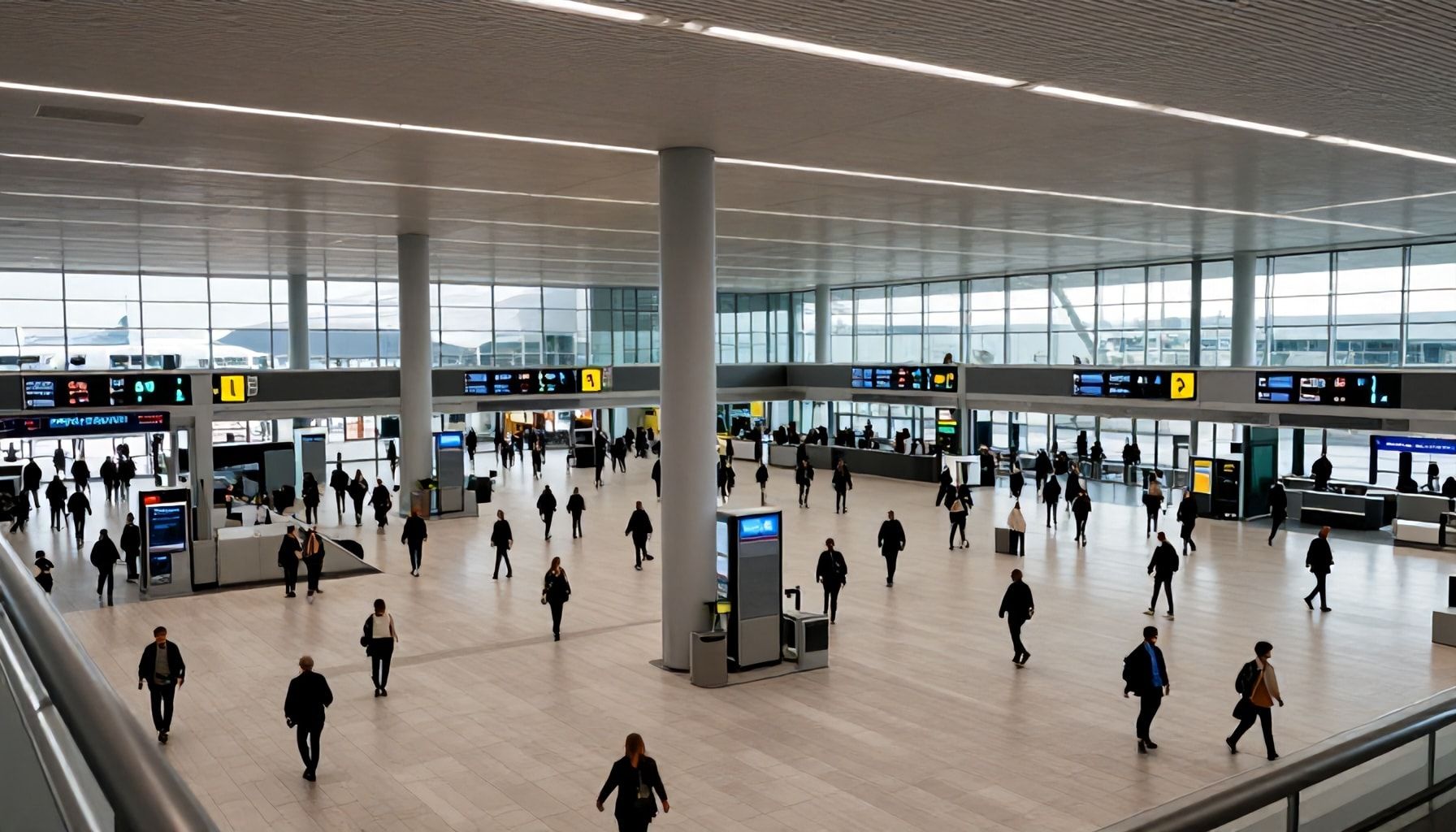 Welche Bereiche im Terminal 1 betroffen sind