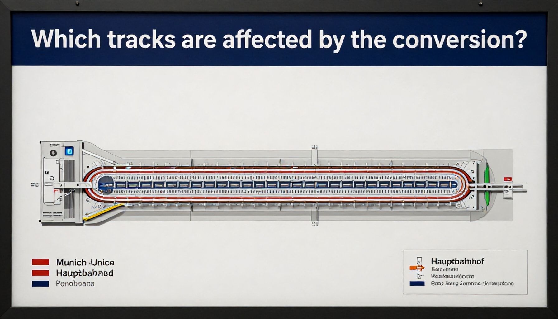Welche Gleise betrifft die Umstellung?