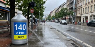 München verzeichnete im Juli 140 Liter Regen pro Quadratmeter
