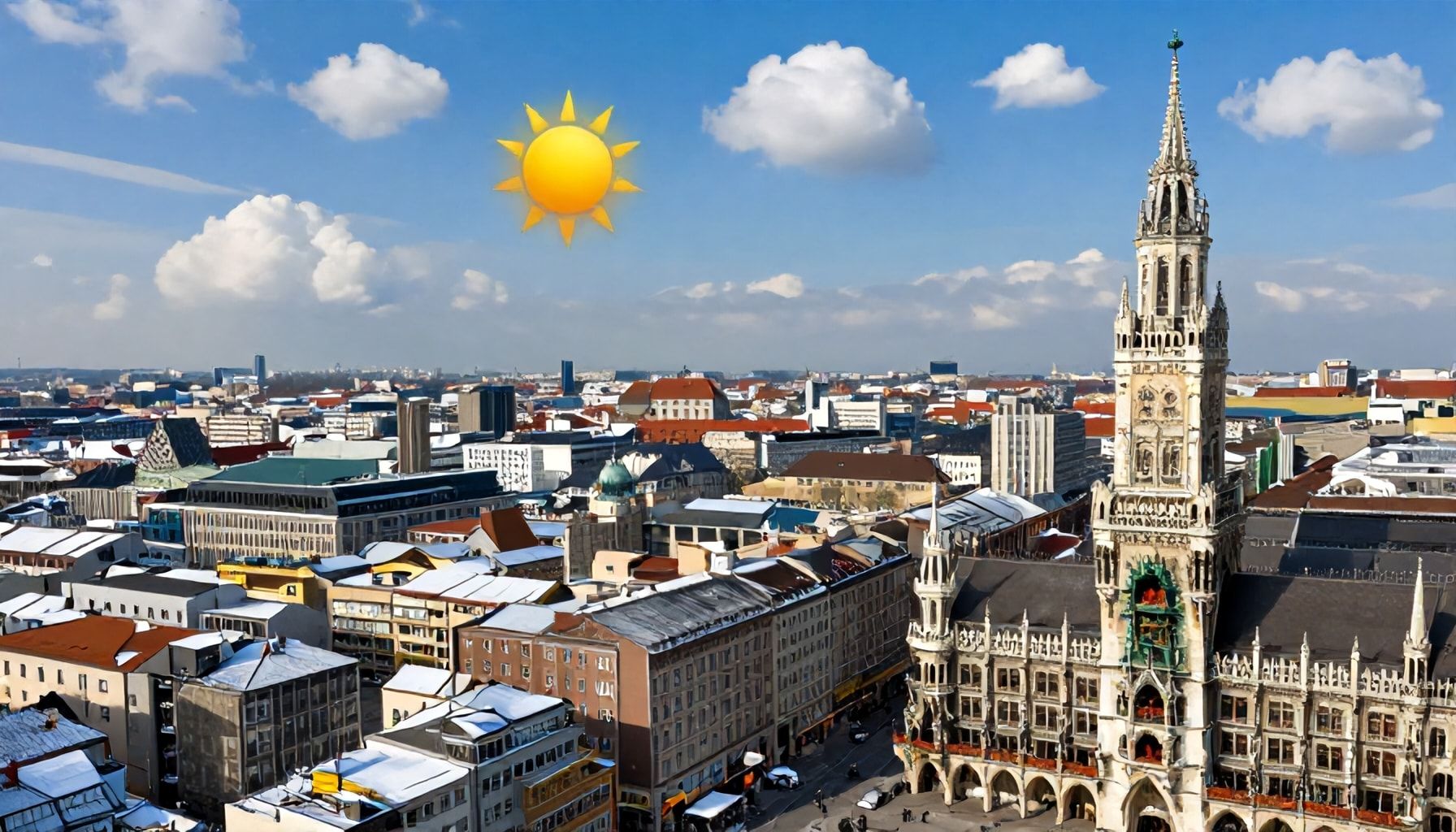 Wetterlage für München heute