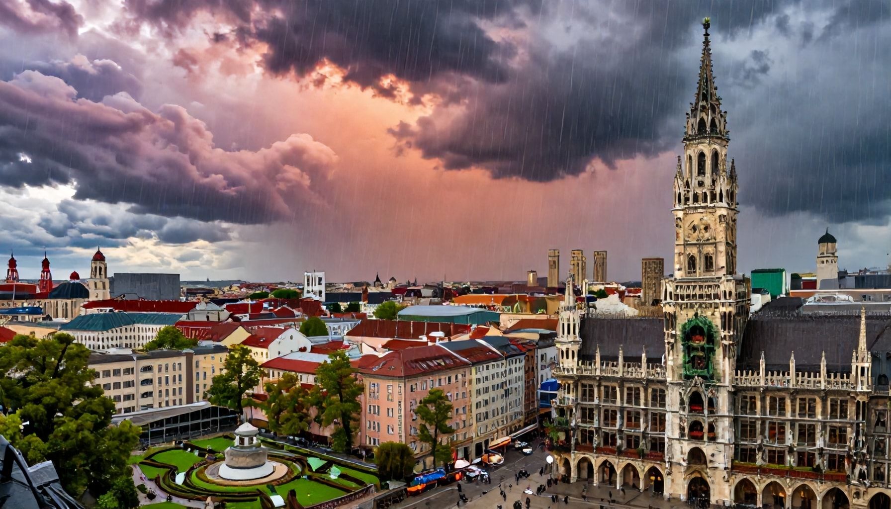 Wetterphänomen in München hält an