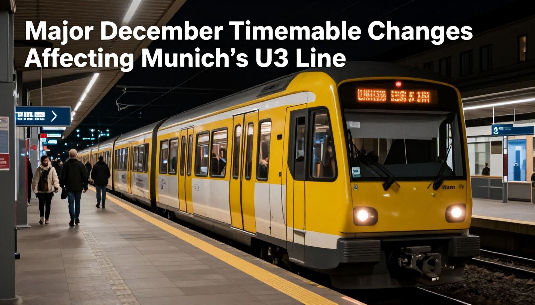 Wichtige Änderungen im Fahrplan ab Dezember