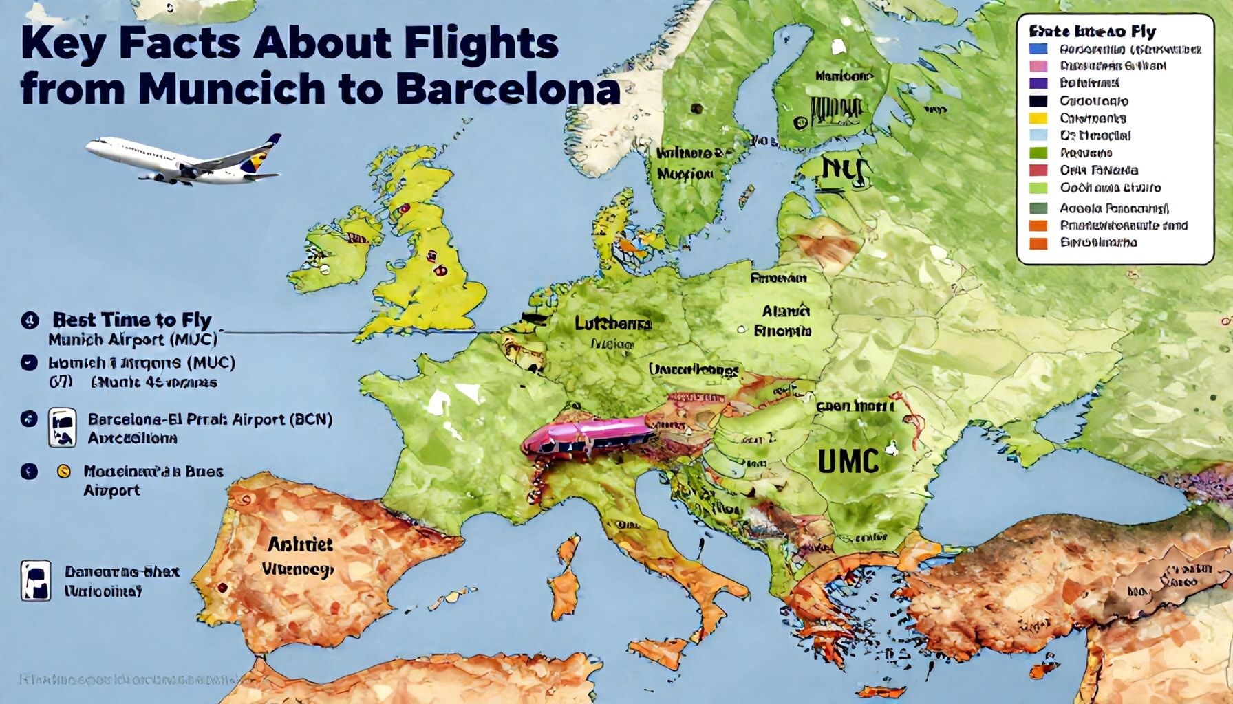 Wichtige Fakten zum Flug